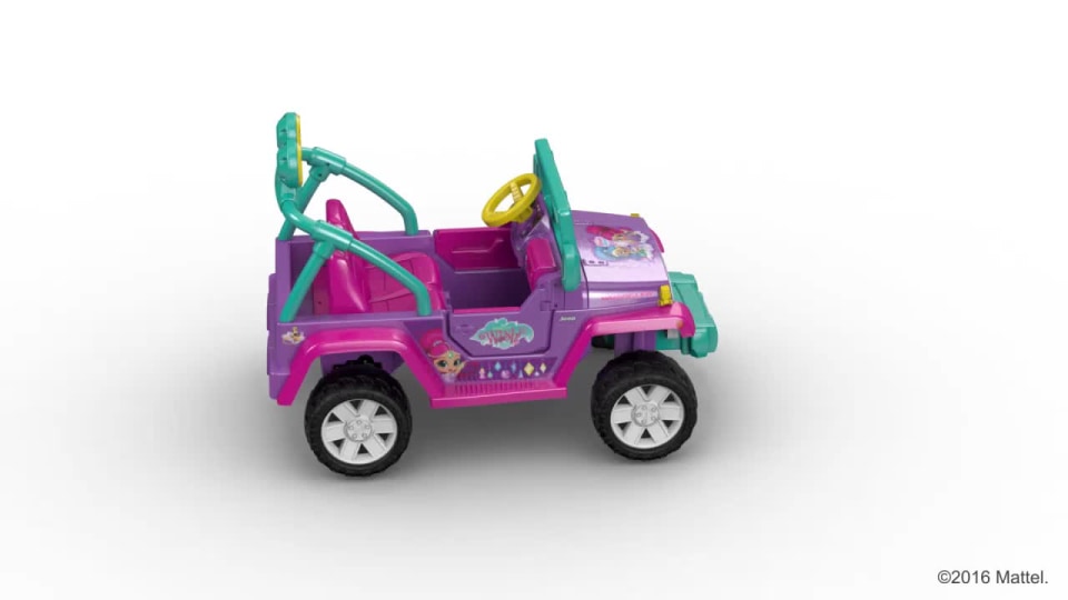 Shimmer and shine hot sale power wheels jeep