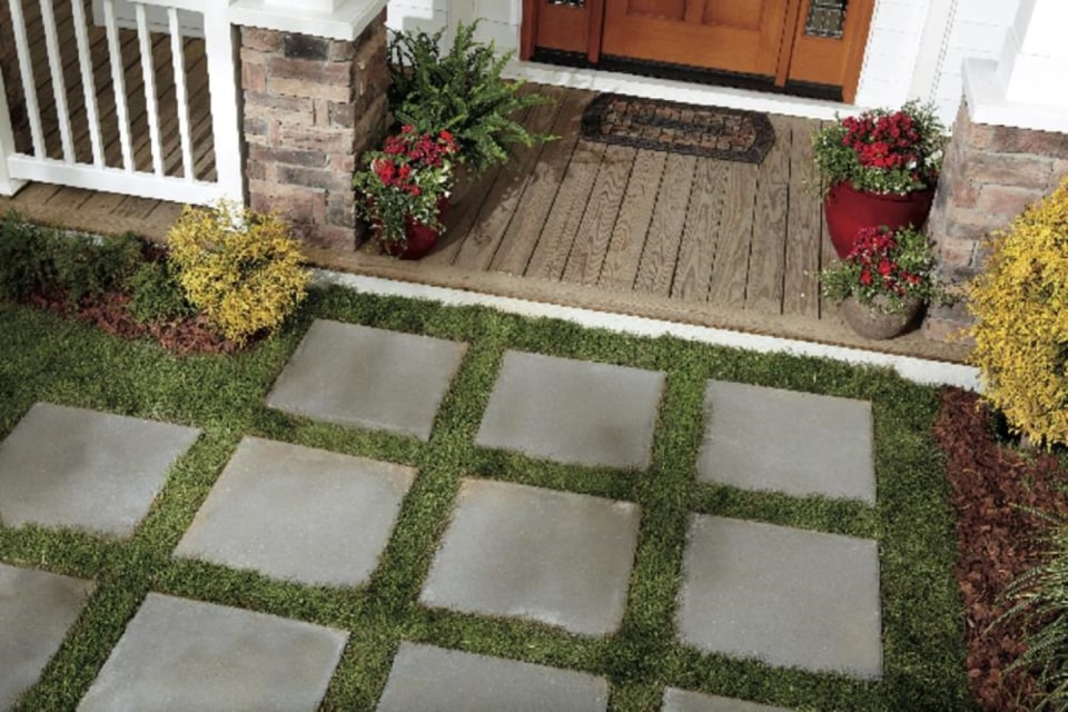 Patio Stone In The Pavers, 2×2 Patio Slabs