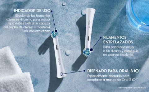 Recambio de Cepillo Eléctrico ORAL B iO Ultimate Clean (6 unidades