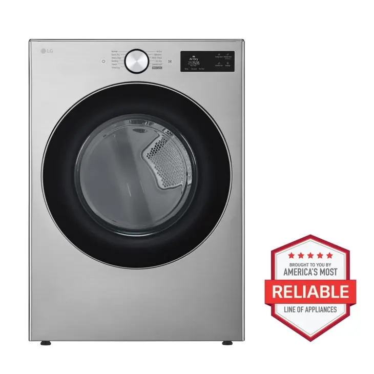 LG 7.4 Cu. Ft. Graphite Steel Smart Front Load Electric Dryer with
