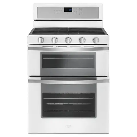 Whirlpool 30" Gas Built In Double Oven-White Ice - Thumbnail 5