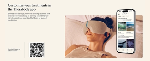Therabody Smart Goggles – Masseur Oculaire Rechargeable – Neuf