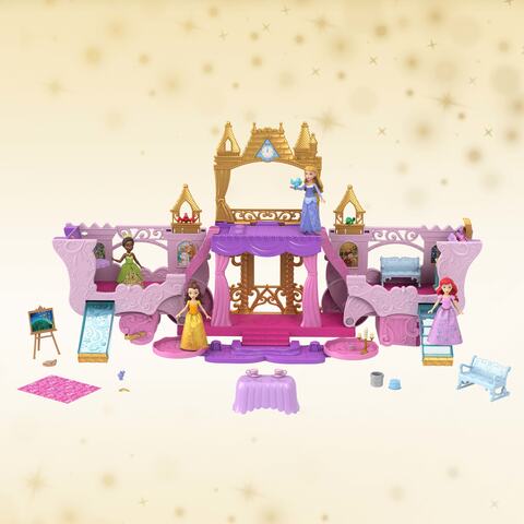 Disney Princess Carriage to Castle Transforming Playset with Aurora Small  Doll, 4 Figures & 3 Levels - Walmart.com