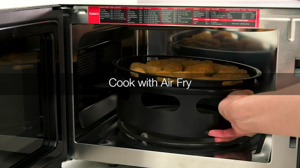 Galanz 3-in-1 Air Fryer Oven Combo, 900 Watts, 0.9 Cu ft