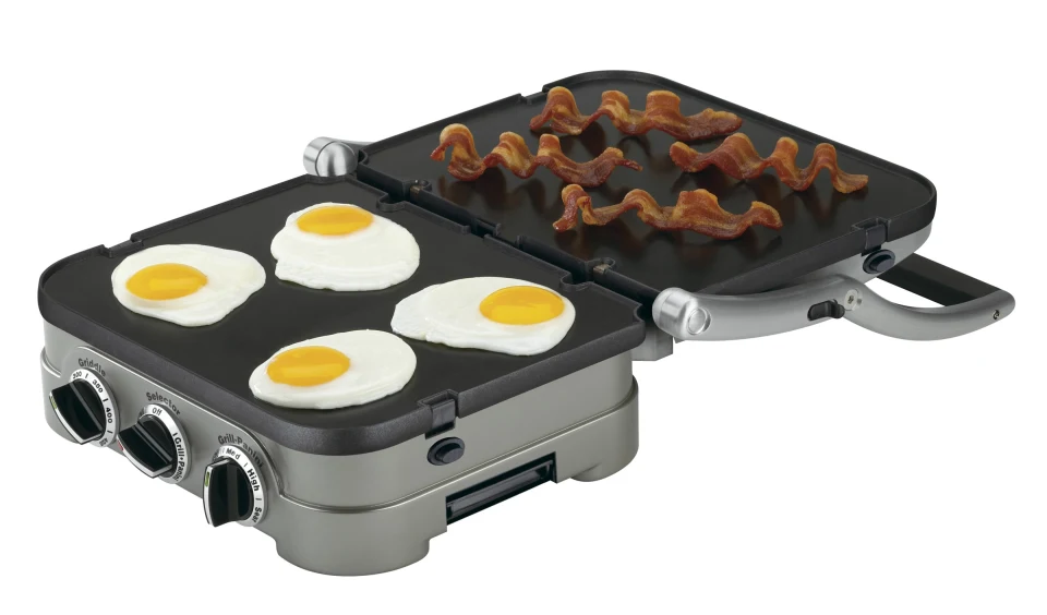 Cuisinart Stainless Steel Griddler, 5-in-1 Panini Press, Sandwich