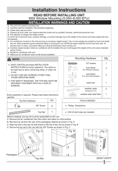 Frigidaire FFRE0833Q1 - Air conditioner - window mounted - 11.3 EER