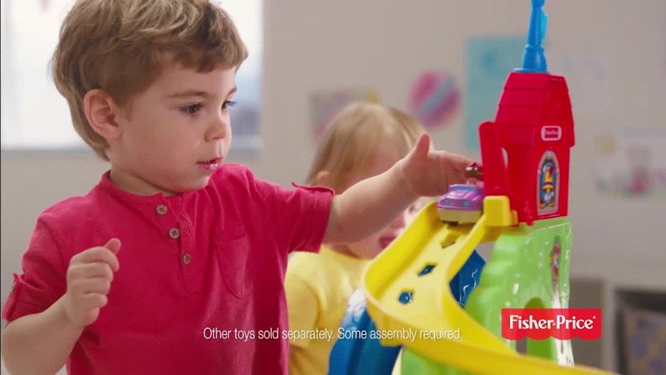 Fisher-Price Little People Sit 'n Stand Skyway, Toddler Race Track