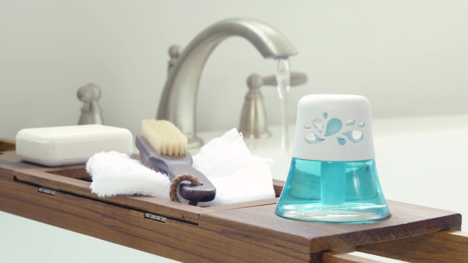 thumbnail video image 2 of BRIGHT Air Scented Oil Air Freshener, Calm Waters and Spa, Blue, 2.5 Oz, 2 of 6