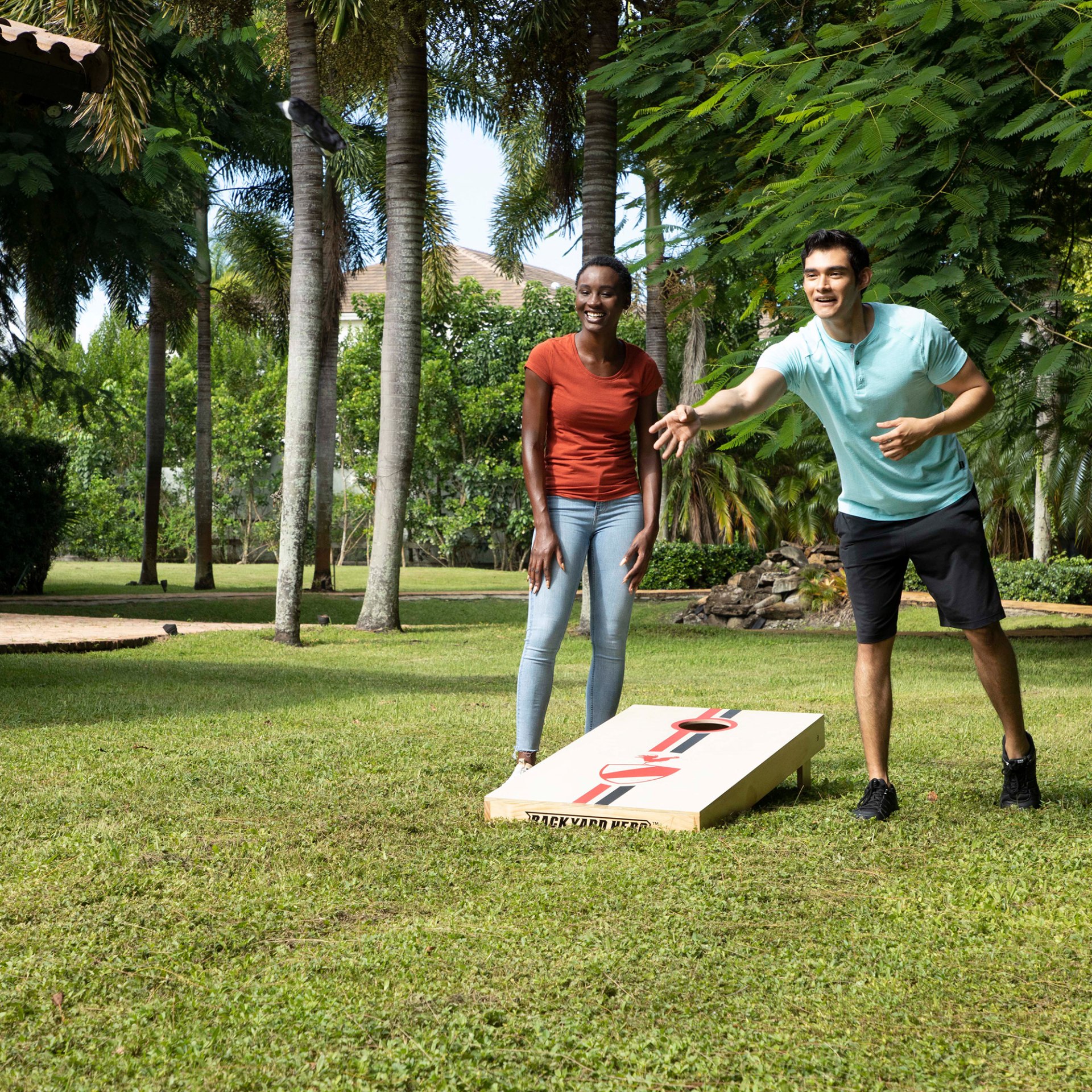 Backyard Hero Solid Wood Bean Bag Toss Game Homesmartcamera