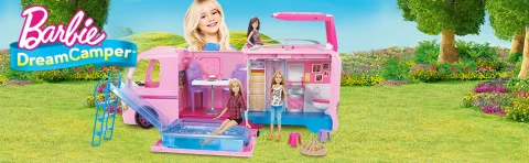The Barbie&#174; Dreamcamper™ is a camping lover’s dream!