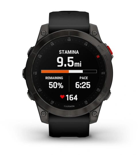 Garmin Epix Gen 2 Sapphire 47mm GPS Smartwatch, Black Titanium