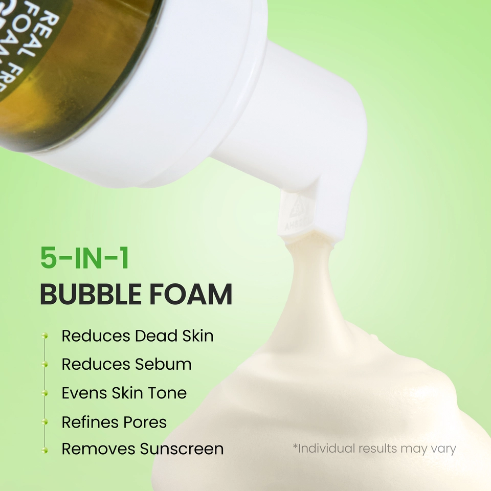 Real Fresh Foam Green Tea