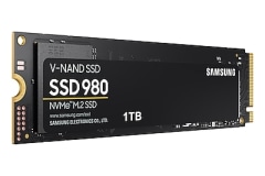 SAMSUNG 980 M.2 2280 1TB PCI-Express 3.0 x4, NVMe 1.4 V-NAND MLC Internal  Solid State Drive (SSD) MZ-V8V1T0B/AM