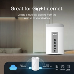 TP Link Deco 7 Pro BE14000 Tri Band Wi Fi 7 Whole Home Mesh Router