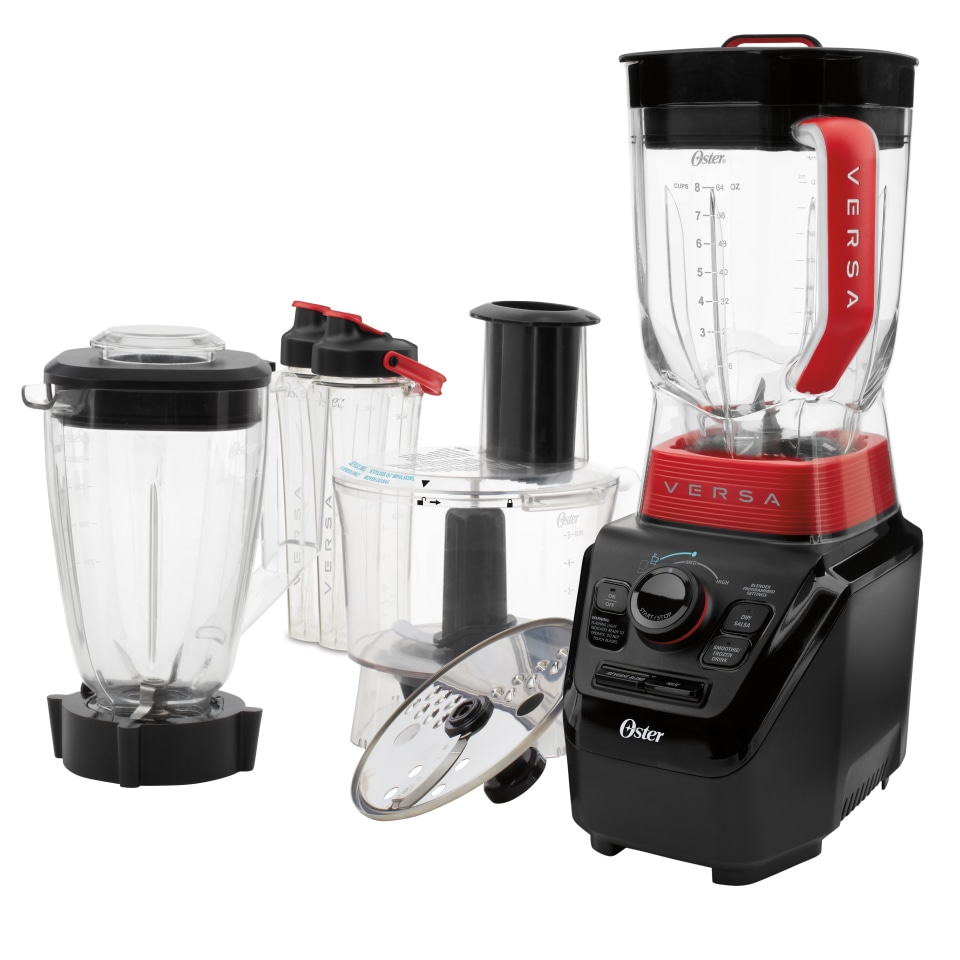 Oster Versa Pro Series Blender with Food Processor Attachment, Blendngo Smoothie Cups & 4Cup