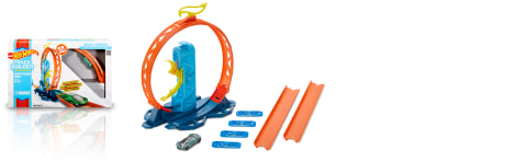 Hot Wheels Track Builder Unlimited Coffret Lanceur et Looping avec