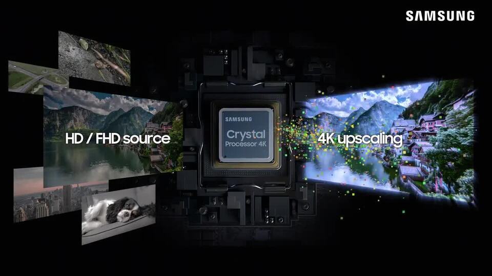 thumbnail video image 2 of Samsung DU7200 85 in in 4K UHD Smart TV, New, 2 of 15