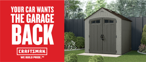 Craftsman Sheds - Your Car Wants the Garage Back