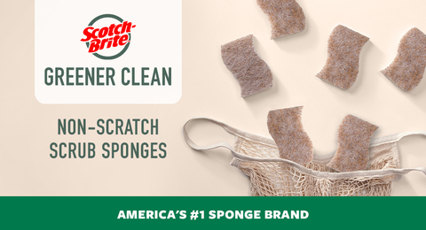 Scotch-Brite Greener Clean Non-Scratch Scrub Sponge (6-Pack) 97036