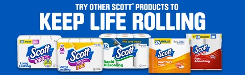 Try Scott Toilet Paper to keep life rolling