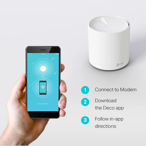 TP-LINK AX3000 Whole Home Mesh Wi-Fi System in White (Set of