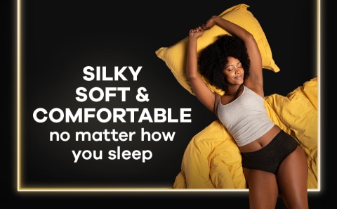 Always Zzzs Overnight Disposable Period Underwear for Women, Size  Small/Medium, Black Period Panties, Leakproof, 7 Count x 2 Packs (14 Count  Total) : : Health & Personal Care