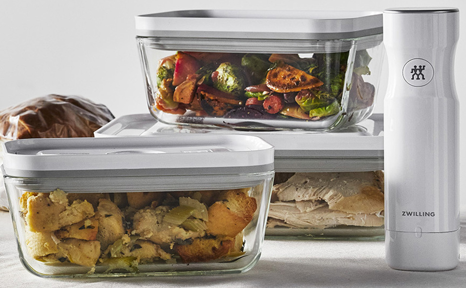 ZWILLING Fresh & Save 3-pc Glass Food Storage, Meal Prep Container,  Assorted Sizes