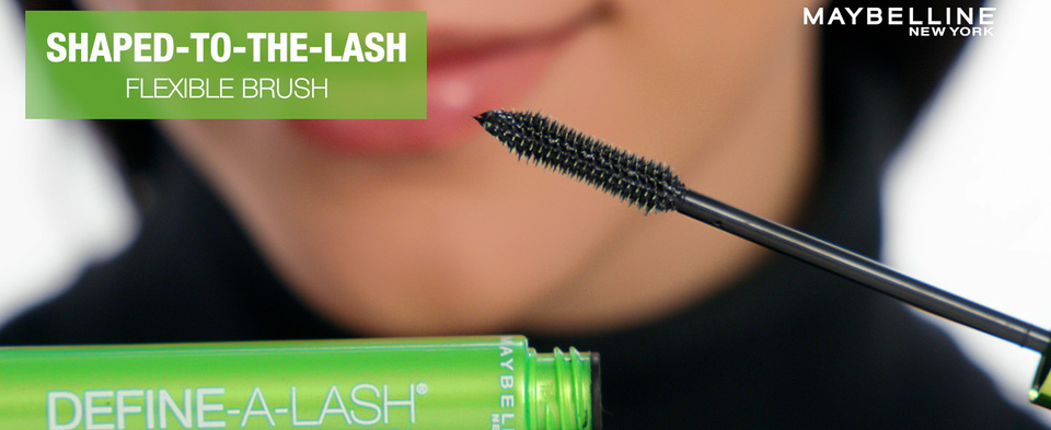 thumbnail video image 2 of Maybelline Define-A-Lash Lengthening Washable Mascara, Very Black, 2 of 10