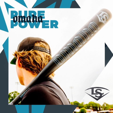 Batte Baseball Louisville Slugger Omaha BBCOR 2025 - 33 Pouces / 30 Oz - Neuve