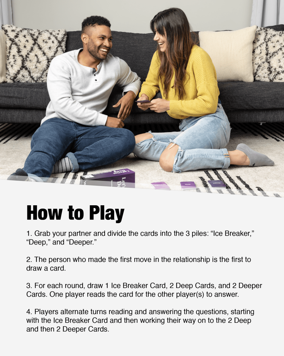 Let's Get Deep - The Adult Party Game for Couples by What Do You Meme?® 