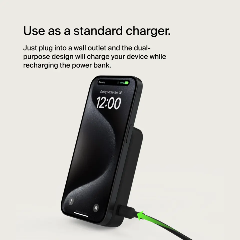 Belkin BoostCharge Pro Magnetic Power Bank 10K - BPD008BTBK | Abt