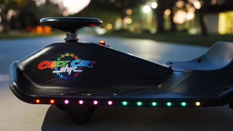 Crazy Cart Shift Lightshow by Razor - 12V Electric Drifting