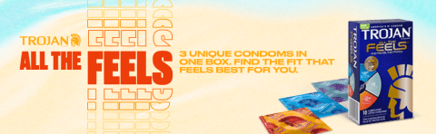 Trojan All The Feels Latex Condoms - 10 Count - jewelosco