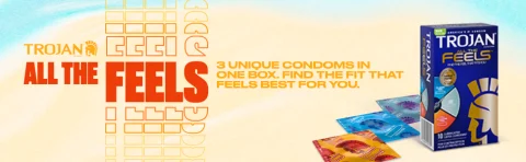 Trojan All The Feels Latex Condoms - 10 Count - shaws