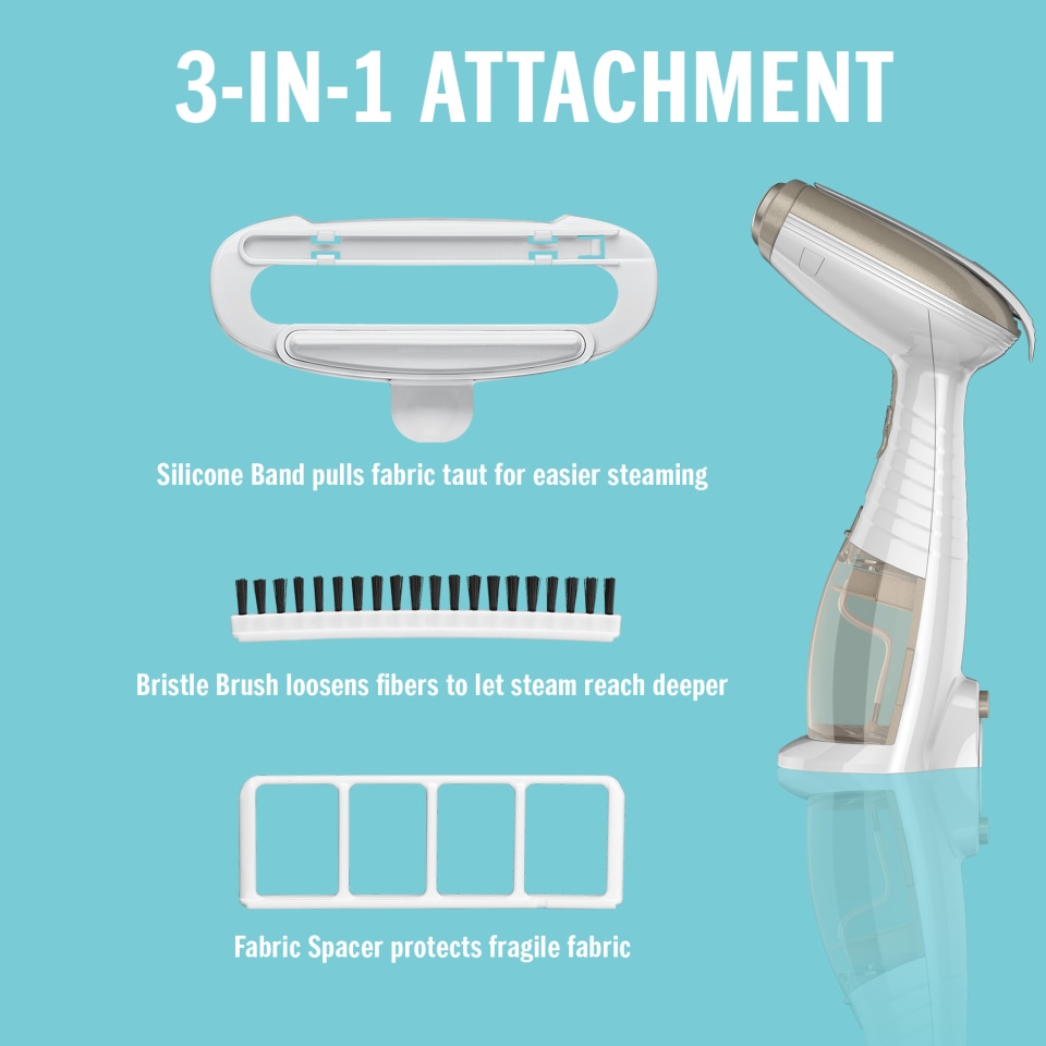 how to use conair steamer attachments