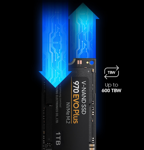SAMSUNG SSD 970 EVO Plus Series - 500GB PCIe NVMe - M.2 Internal