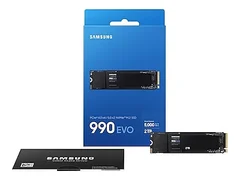 SAMSUNG 990 EVO SSD 2TB, PCIe Gen 4x4, Gen 5x2 M.2 2280 NVMe
