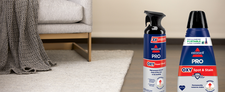 Bissell Spot and Stain Pro Oxy Portable Carpet Cleaning Solution