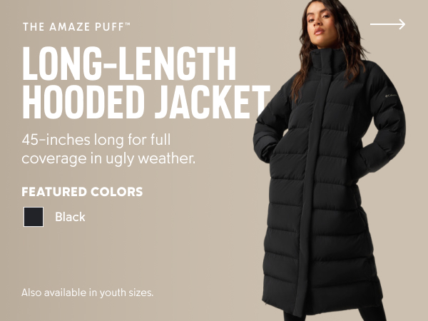 Columbia Women's Amaze Puff Long Hooded Jacket | Dick's Sporting Goods