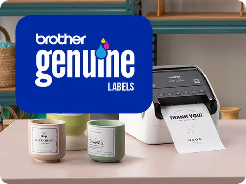 QL-1110NWBCV2 Wide-Format Thermal Label Printer Bundle | Brother