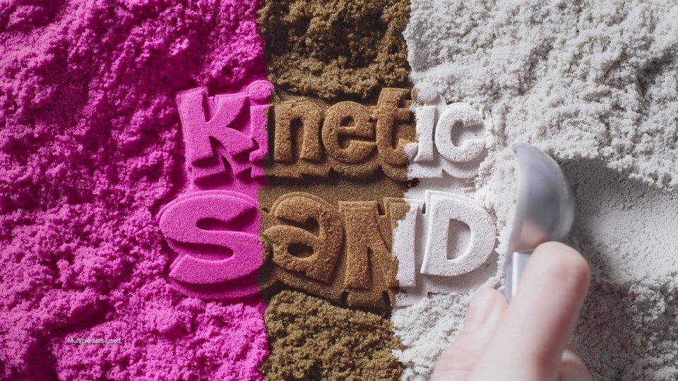 thumbnail video image 2 of Kinetic Sand Scents, Ice Cream Treats Playset with 3 Colors Scented Play Sand & 6 Tools, Sensory Toys, Holiday Gifts & Stocking Stuffers for Kids Ages 3 and up, 2 of 13