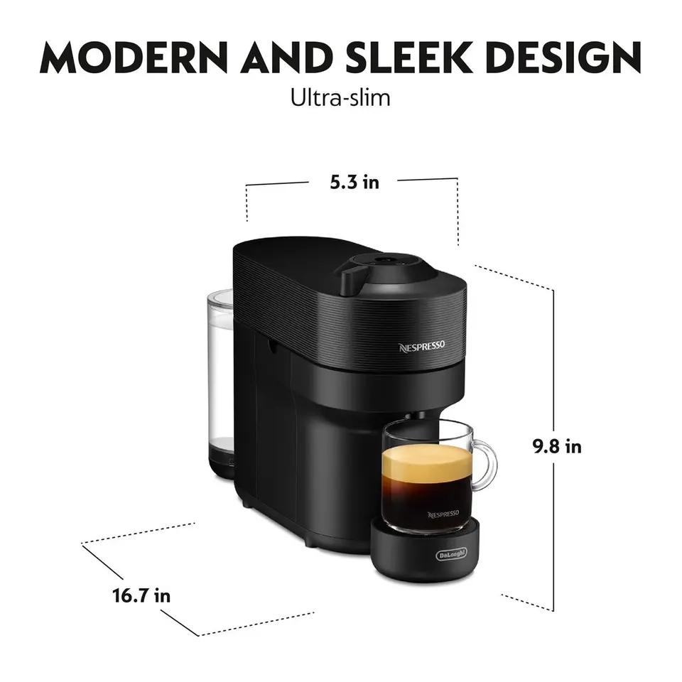 Nespresso Vertuo Pop by De'Longhi, Machine Pod Coffee and