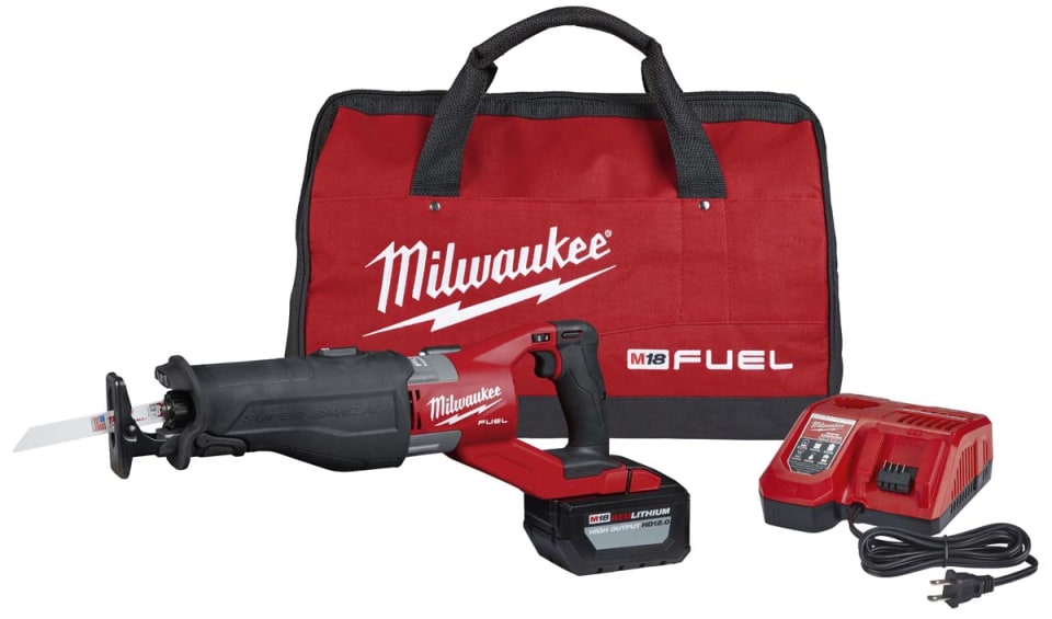 Milwaukee Tool - Cordless Reciprocating Saw: 18V, 3,000 SPM, 1-1/4