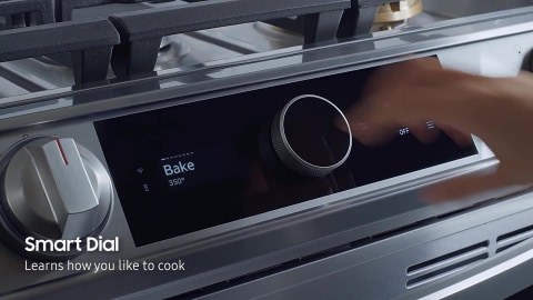Samsung 6.3 Cu. ft. Smart Bespoke Slide-in Electric Range
