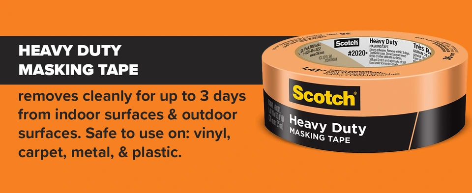 Ruban Adhésif Américain Noir 48 Mm X 10 M HPX