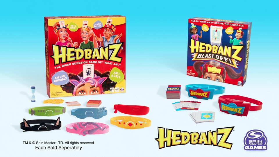 Hedbanz Picture Guessing Board Game 2020 Edition Family Games | Games for Family Game Night | Kids Games | Card Games, for Families and Kids Ages 8+ - image 2 of 9