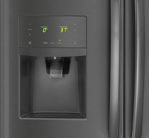 Frigidaire Gallery Fghb2867td 27 7 Cu Ft Black Stainless French Door Refrigerator Electronic Express