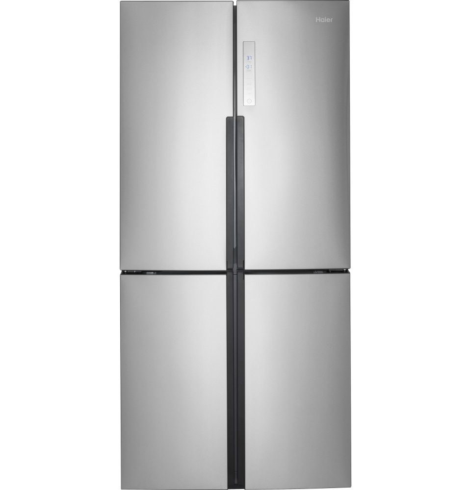 Haier HRQ16N3BGS 16.4 CuFt Stainless Steel 4 Door Counter Depth