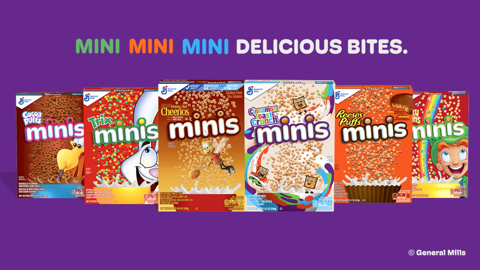 thumbnail video image 2 of Honey Nut Cheerios Mini Cereal, 2 of 9