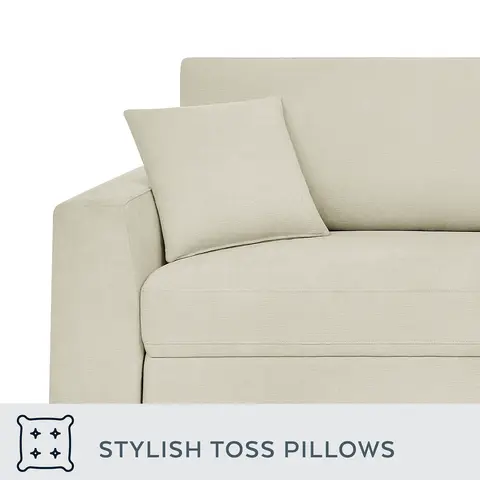 Image of the toss pillow on the Camlin Sectional